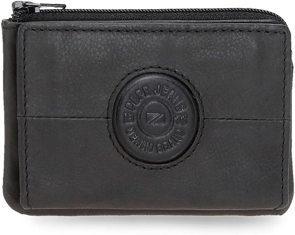 Pepe Jeans Cracker Cowhide Portefeuilles et porte-monnaie Noir Marron Vert Différentes tailles Naty Shop Portefeuille pour homme Porte-cartes noir