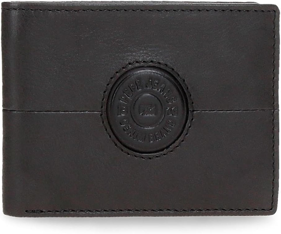 Pepe Jeans Cracker Cuir de vachette Portefeuilles et porte-monnaie Noir Marron Vert Différentes tailles Portefeuille Homme Naty Shop Portefeuille noir