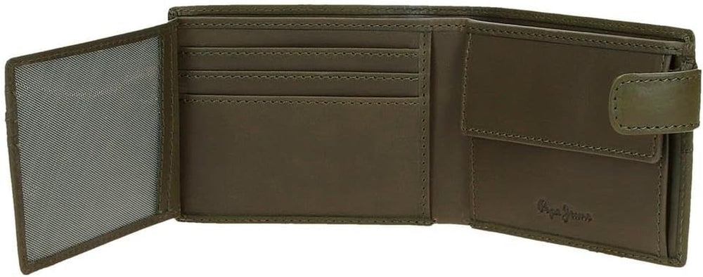 Pepe Jeans Cracker Cowhide Portefeuilles et porte-monnaie Noir Marron Vert Différentes tailles Portefeuille pour homme Naty Shop