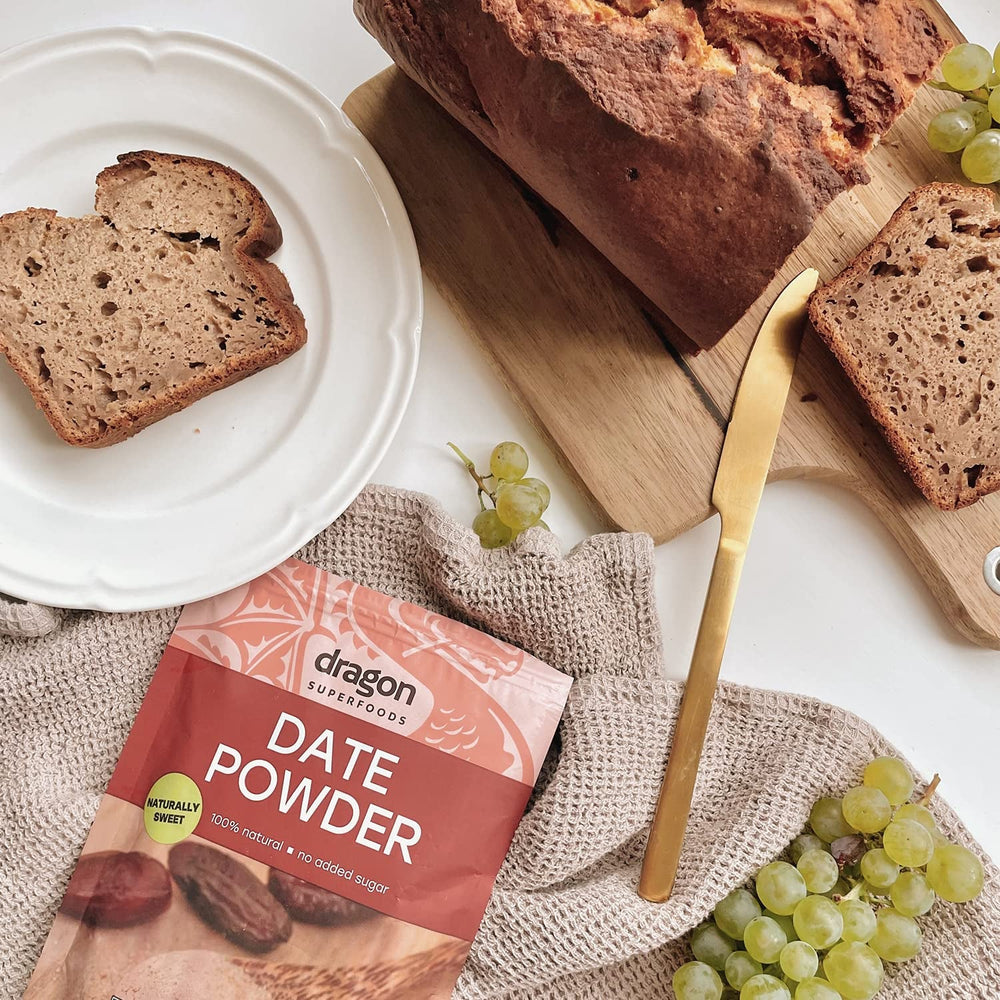 Poudre de dattes 100% bio, vegan et sans gluten, naturellement sucrée, multipack 6 x 250g Produits déshydratés Naty Shop