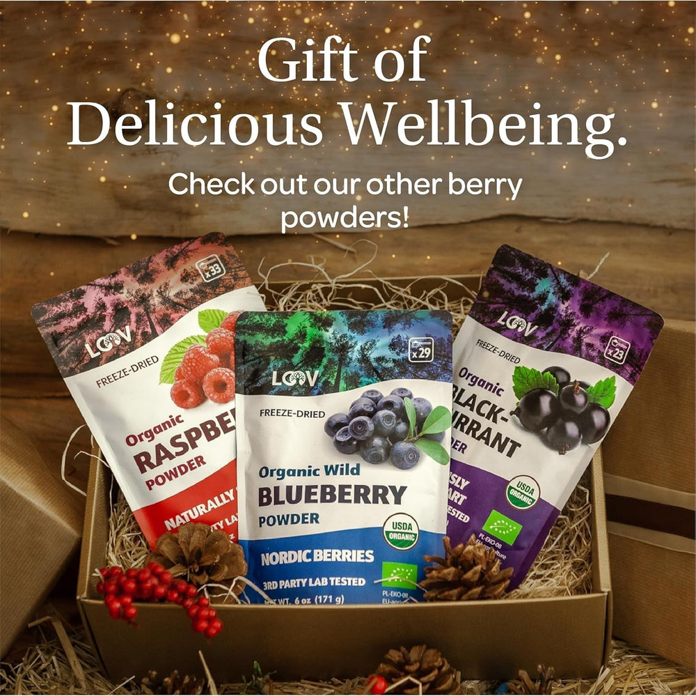 Pudră organică de zmeură, obținută din 100% zmeură întreagă, pulbere obținută din zmeură liofilizată, 171 g, din Europa, aprovizionare pentru 24 de zile, fără zahăr adăugat Produse deshidratate Naty Shop