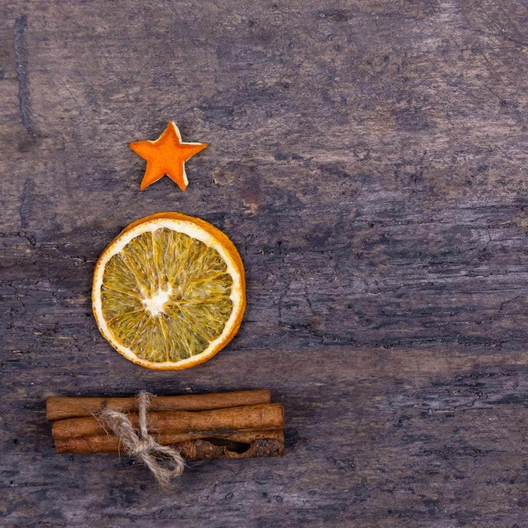 QISU | Tranches d'orange séchées sous vide 200 g (qualité lyophilisée) | Pour pâtisseries, cocktails, thé, vin chaud, décorations | 100% oranges, sans sucre ajouté Produits déshydratés Naty Shop