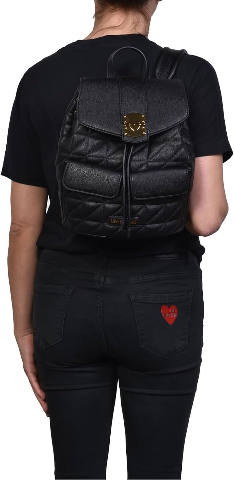 Sac à dos femme Love Moschino, noir Naty Shop Sacs Femme