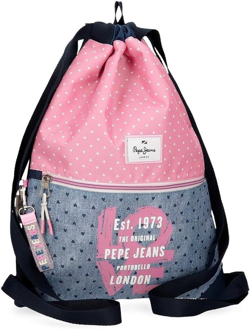 Sac à dos Pepe Jeans Noni Denim Sacs à dos et cartables Premium Naty Shop Rucksack Mit Kordelzug