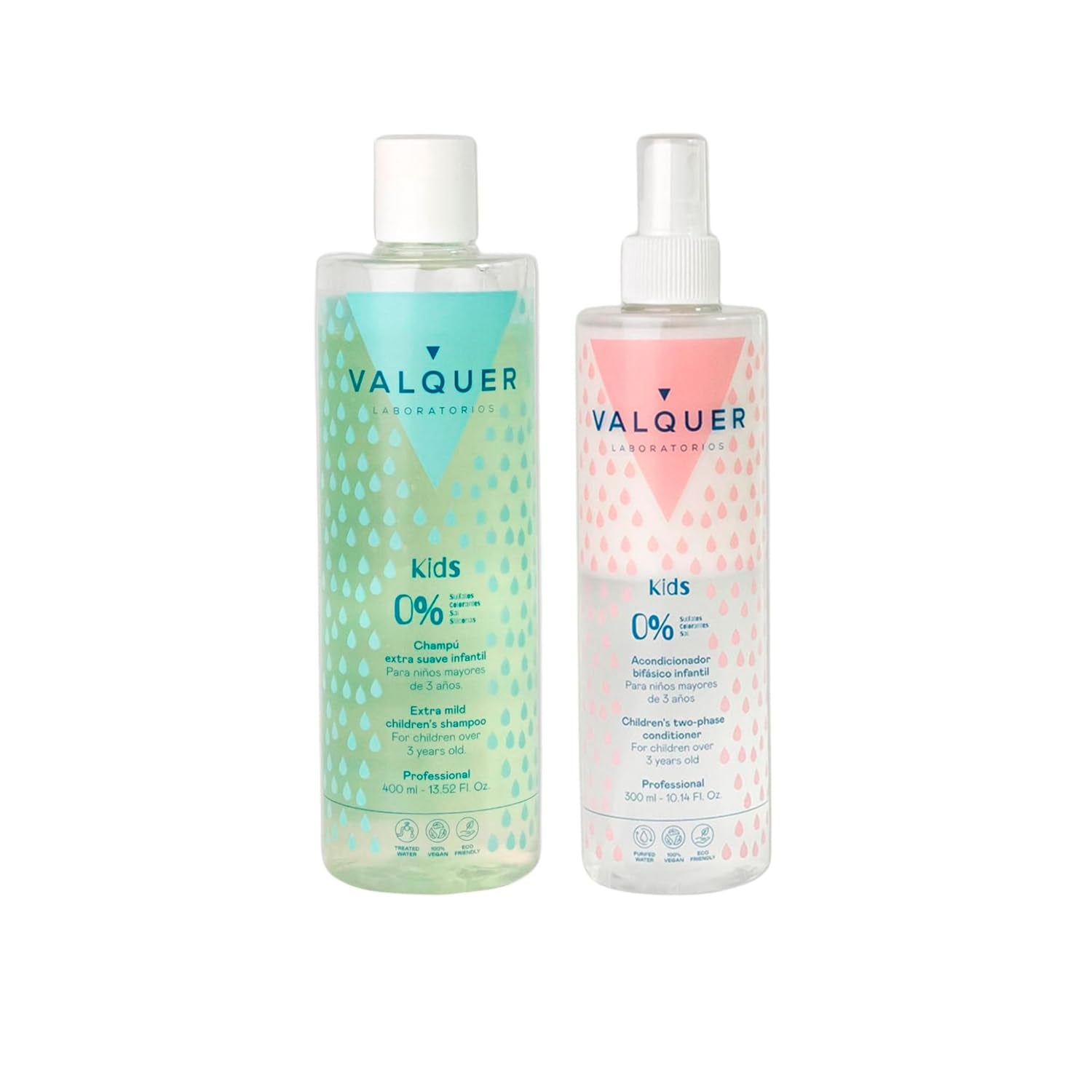 Shampoing et après-shampooing enfant Valquer sans silicones, sans sulfates, pour enfants Enfants - Bain et Soin Naty Shop Default title