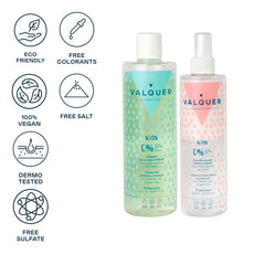 Shampoing et après-shampooing enfant Valquer sans silicones, sans sulfates, pour enfants Enfants - Bains et Soin Naty Shop