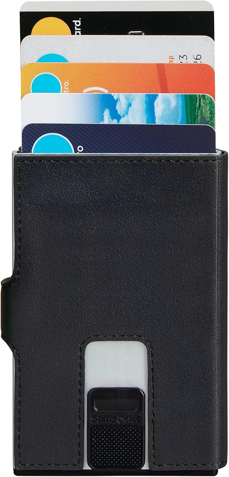 Samsonite Alu Fit SLG - Portefeuille, 10,2 cm, noir (black) Portefeuille homme Naty Shop