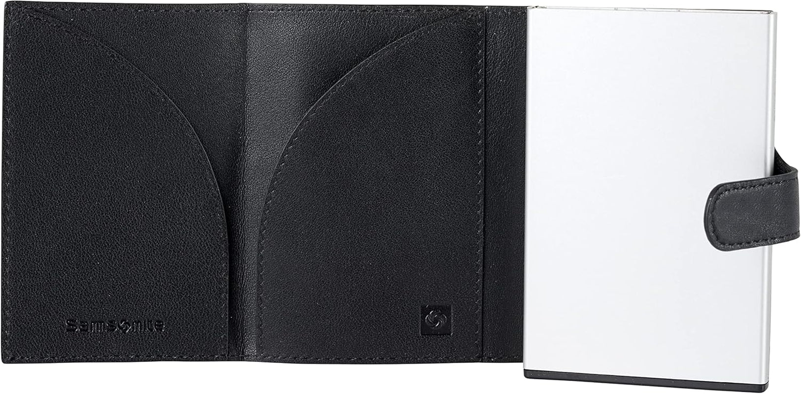 Samsonite Alu Fit SLG - Portefeuille, 10,2 cm, noir (black) Portefeuille homme Naty Shop