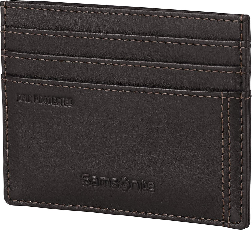 Samsonite Attack 2 SLG accesorii de călătorie - suport pentru carduri în format plic, suport pentru carduri (10 cm) Portofel Barbati Naty Shop Brown (Ebony Brown)