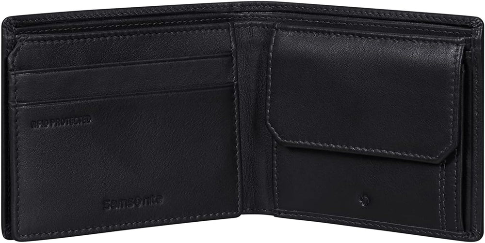 Samsonite Attack 2 SLG - Portefeuille, 10,5 cm, noir (black) Portefeuille homme Naty Shop