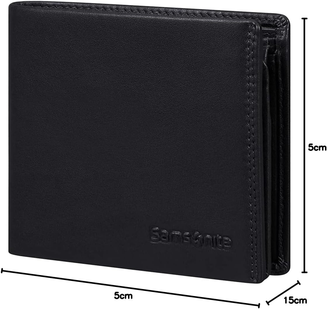 Samsonite Attack 2 SLG - Portefeuille, 10,5 cm, noir (black) Portefeuille homme Naty Shop