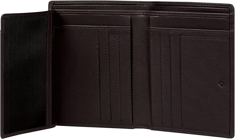 Samsonite Attack 2 SLG - Portefeuille, 12,5 cm, marron (Ebony Brown) Portefeuille homme Naty Shop