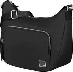 Samsonite Essentially Karissa - Sac à bandoulière M, 36 cm, Noir (Noir) Sacs femme Naty Shop Noir (Noir) Sac à bandoulière M