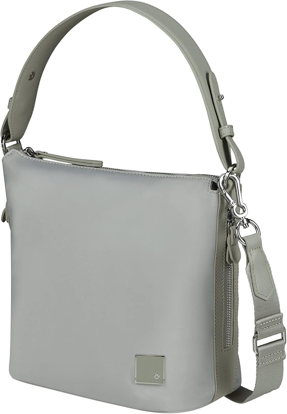 Samsonite Essentially Karissa - Sac de voyage S, 27 cm, gris (Dove Grey) Sacs femme Naty Shop Gris (Dove Grey)