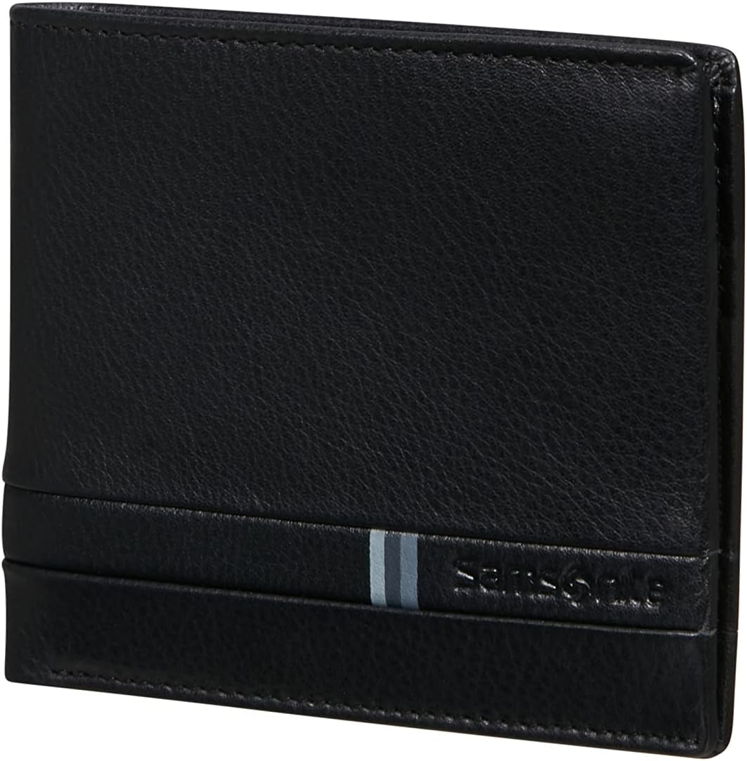 Samsonite Flagged SLG - Portefeuille, 10,5 cm, noir (black) Portefeuille homme Naty Shop Titre par défaut