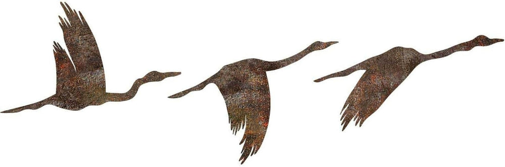 Ensemble d'accessoires muraux décoratifs en métal peint à la main (3 pièces) | Finition vieillie | Dimensions : 11x16cm, 14x22cm, 18x27cm | Art unique pour la décoration d'intérieur Statuettes et sculptures Naty Shop Titre par défaut