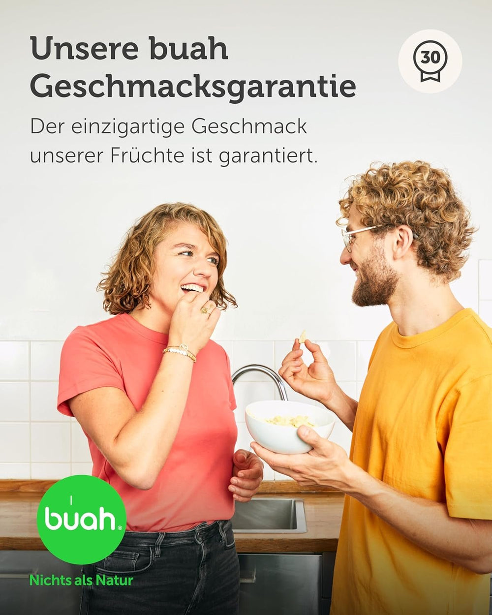 Coffret de dégustation de fruits lyophilisés BUAH® | Snack parfait composé de chips de fruits croustillantes | Bonbons alternatifs sans sucre ajouté, toppings pour porridge | Produits déshydratés végétaliens sans gluten Naty Shop