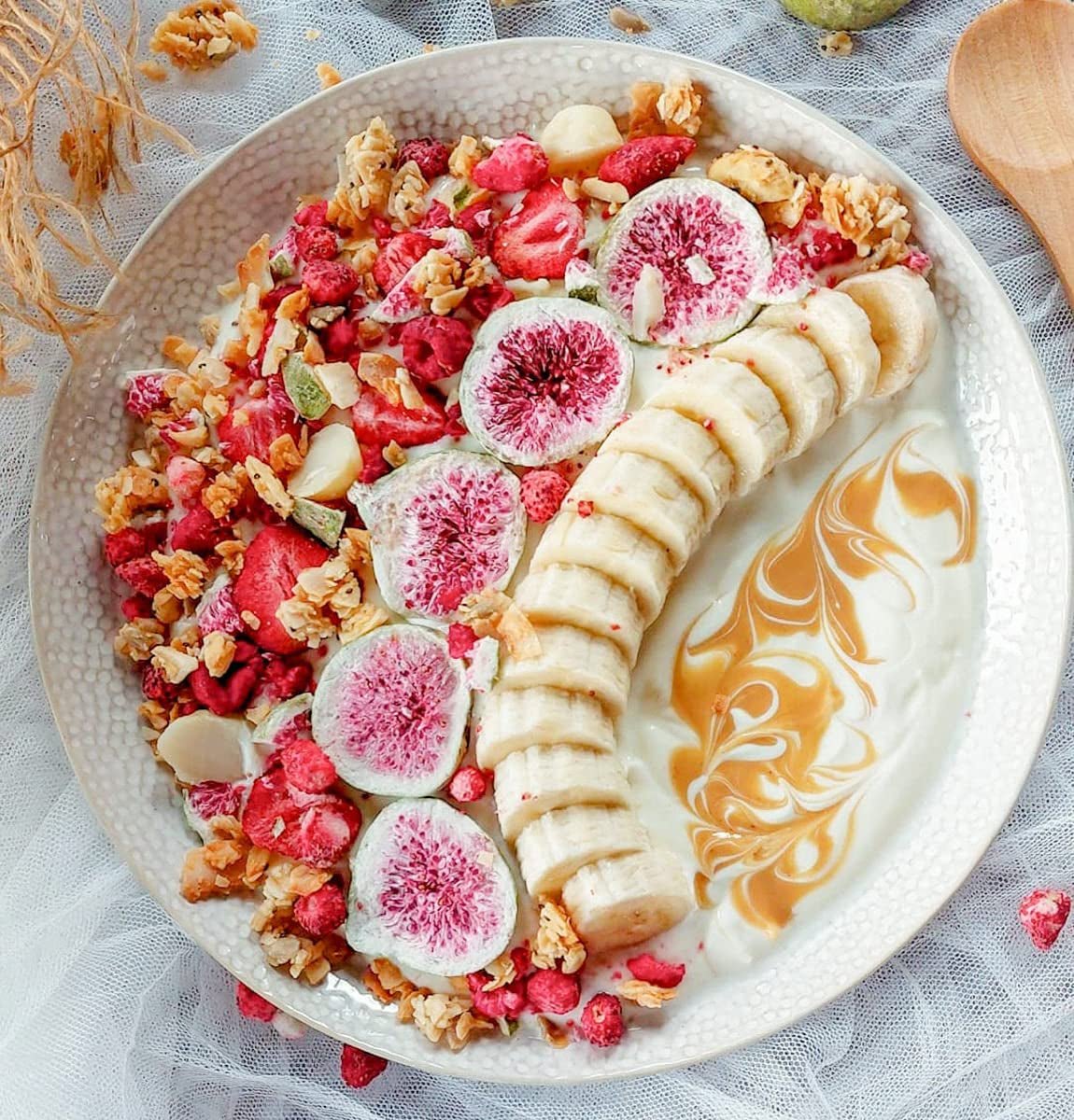 Figues lyophilisées BRIX | Figues séchées au naturel 95 g | Great Taste Award pour les fruits secs, séchés | Sans OGM, sans gluten, végétalien, vitamines retenues Naty Shop Produits déshydratés