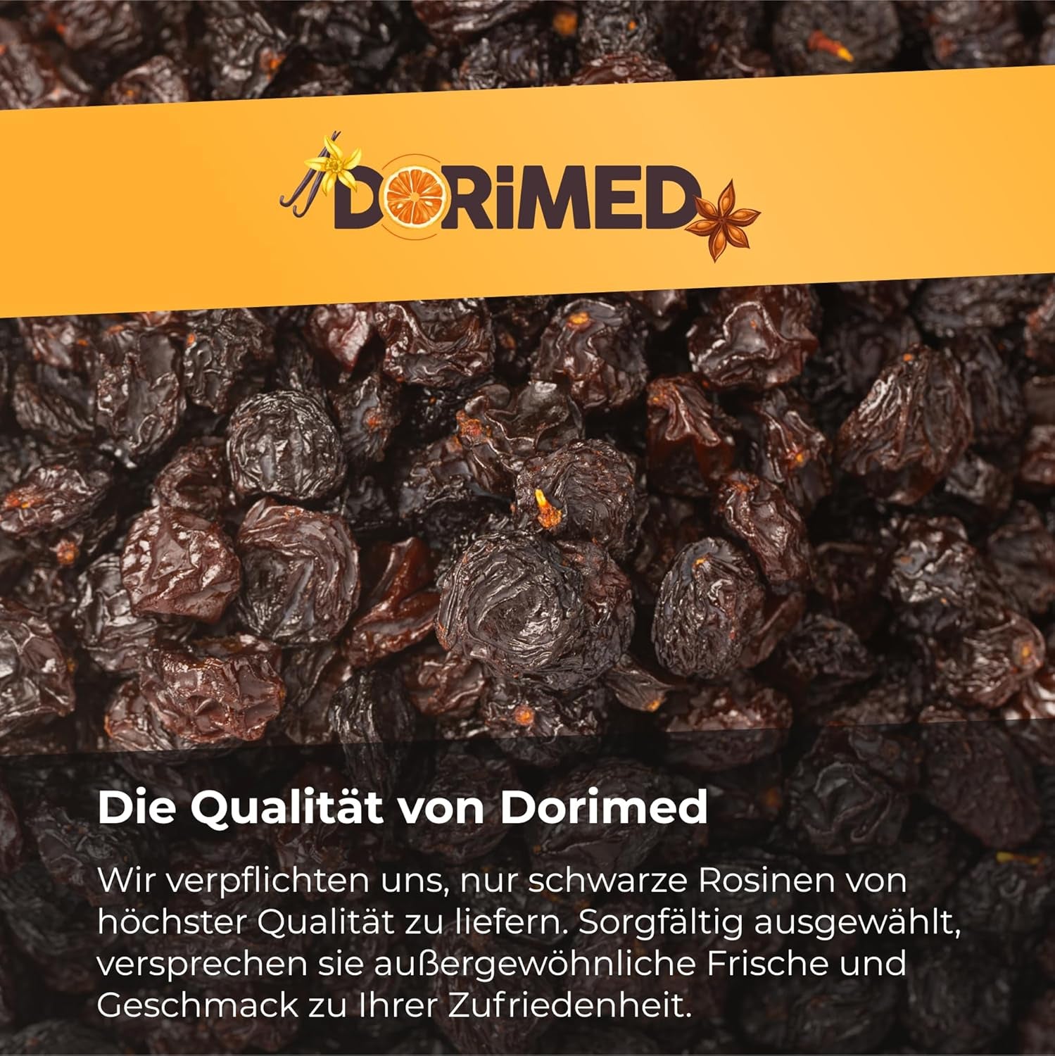 Sultanes noires violettes 1 kg | Raisins secs | Sans graines et sans sucre | produits sans génie génétique | Convient aux végétariens et végétaliens | Idéal à combiner avec les produits déshydratés au chocolat Naty Shop