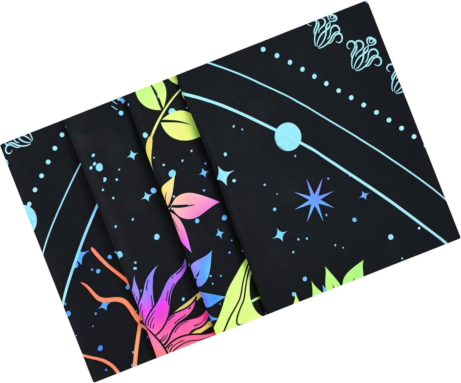 Tapisserie alishomtll arbre vie fluorescent soleil et lune Accueil - Accessoires et Décorations Naty Shop