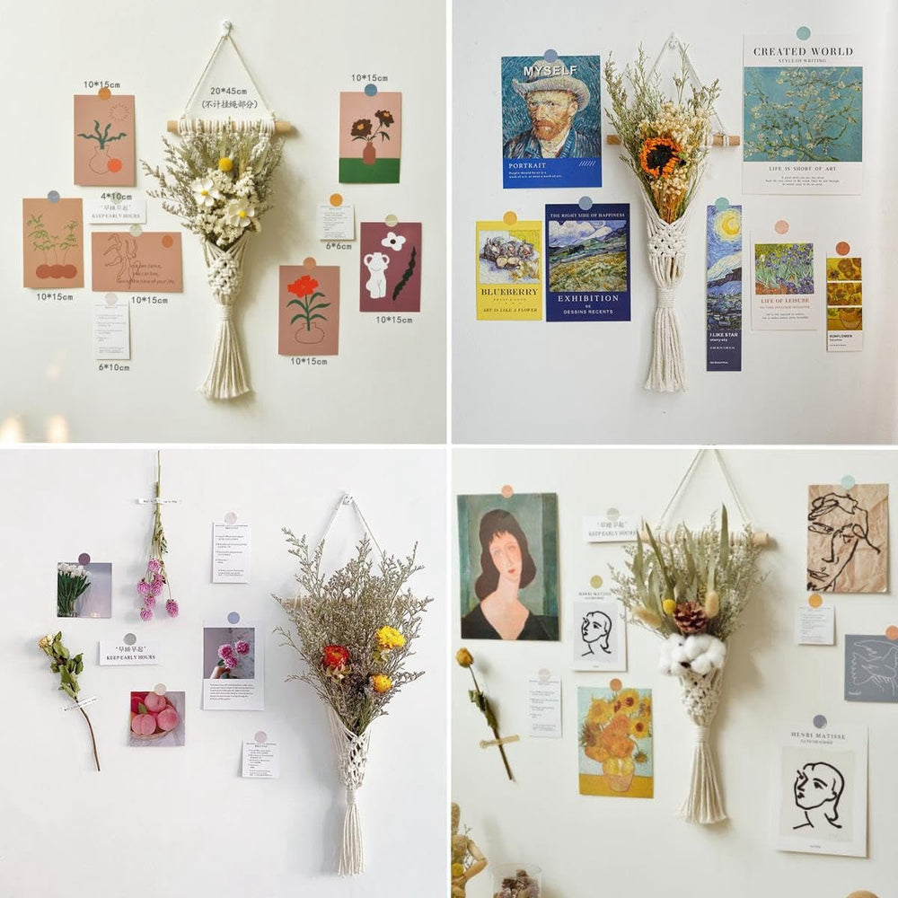 Tapisserie avoik tissée 2pcs chez soi décoration murale chic Maison - Accessoires et Décorations Naty Shop