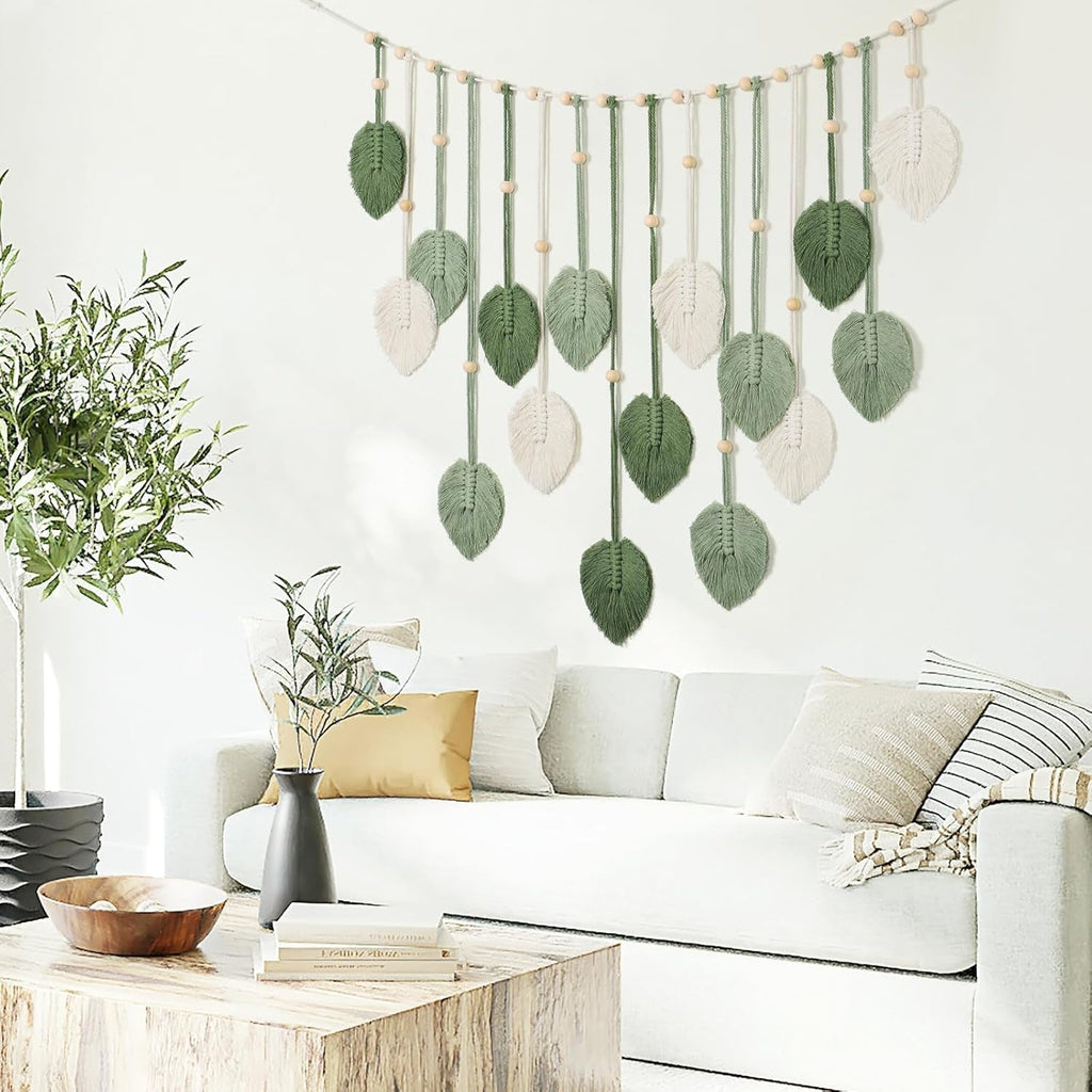 Tapiserie betylifoy wall hanging large deco leaf Casa - Accesorii si Decoratiuni Naty Shop