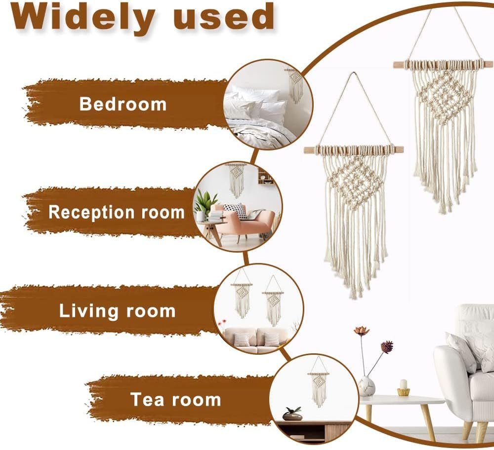 Tapiserie buc hanging hand woven chic Casa - Accesorii si Decoratiuni Naty Shop