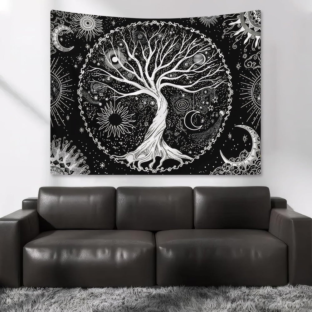 Tapisserie arbre de vie soleil lune Casa - Accessoires et Décorations Naty Shop
