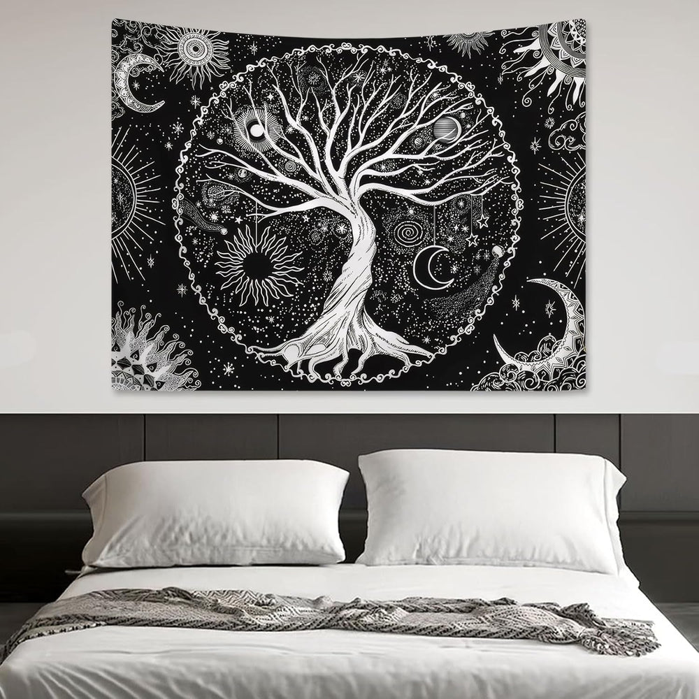Tapisserie arbre de vie soleil lune Casa - Accessoires et Décorations Naty Shop
