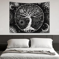 Tapisserie arbre de vie soleil lune Casa - Accessoires et Décorations Naty Shop