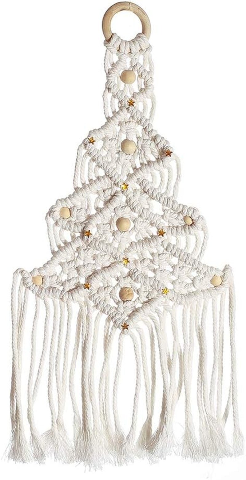 Tapisserie déco attrape-rêves tissé blanc décoration murale Maison - Accessoires et Décorations Naty Shop Sapin de Noël
