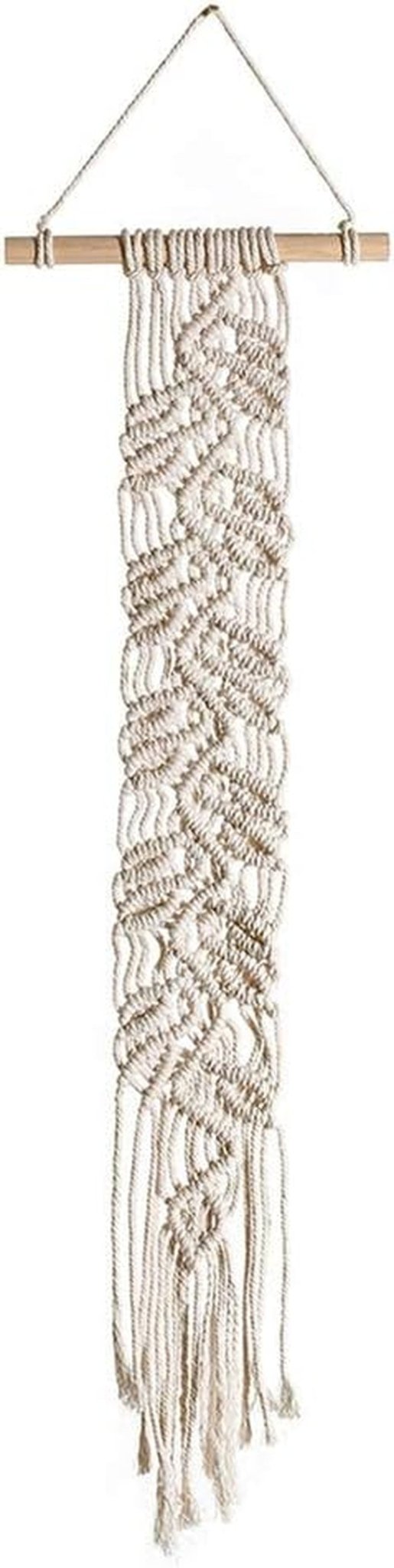 Déco tapisserie attrape-rêves tissé blanc décoration murale Maison - Accessoires et Décorations Naty Shop Longue bande