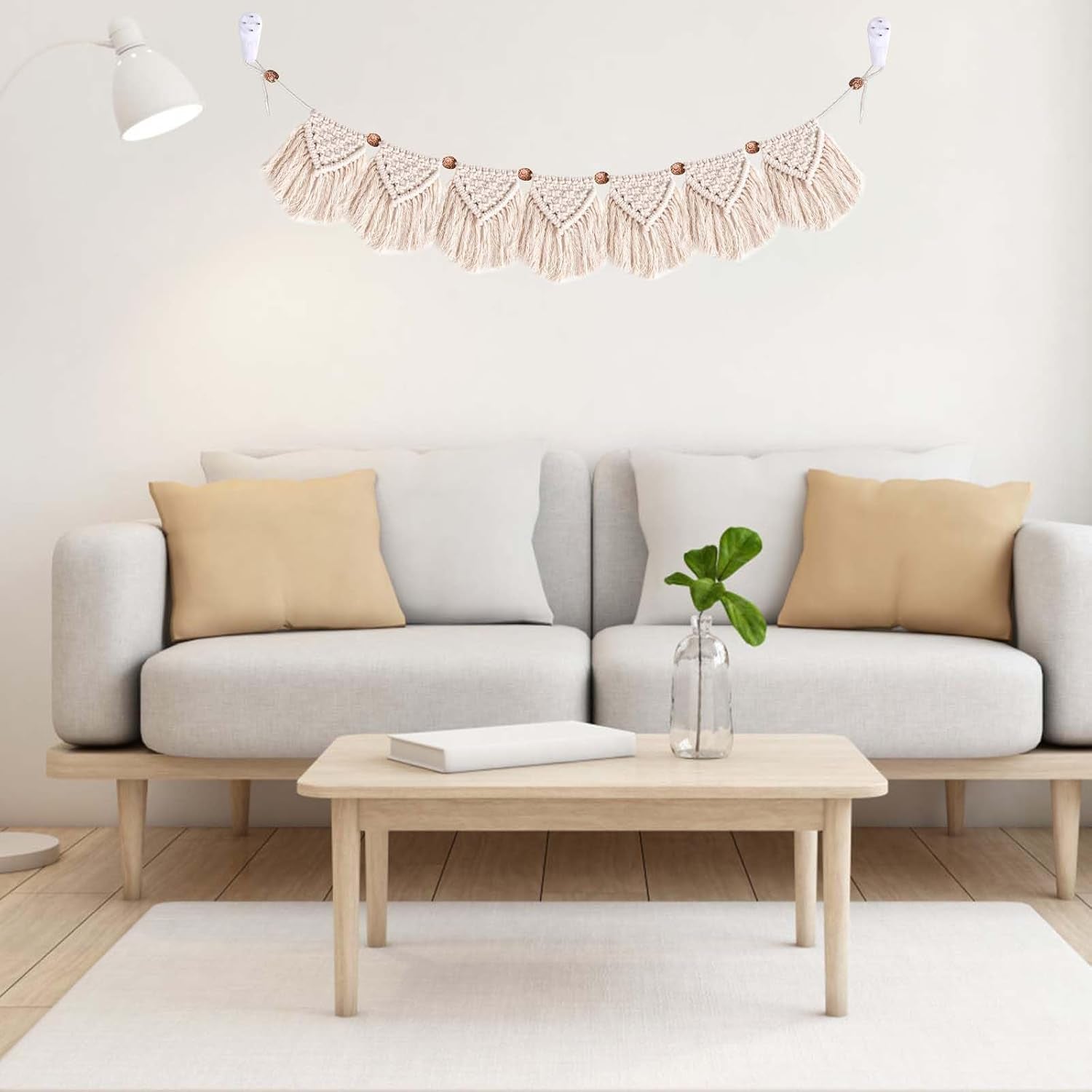 Tapiserie decorare tesute manual franjuri ghirlanda led Casa - Accesorii si Decoratiuni Naty Shop