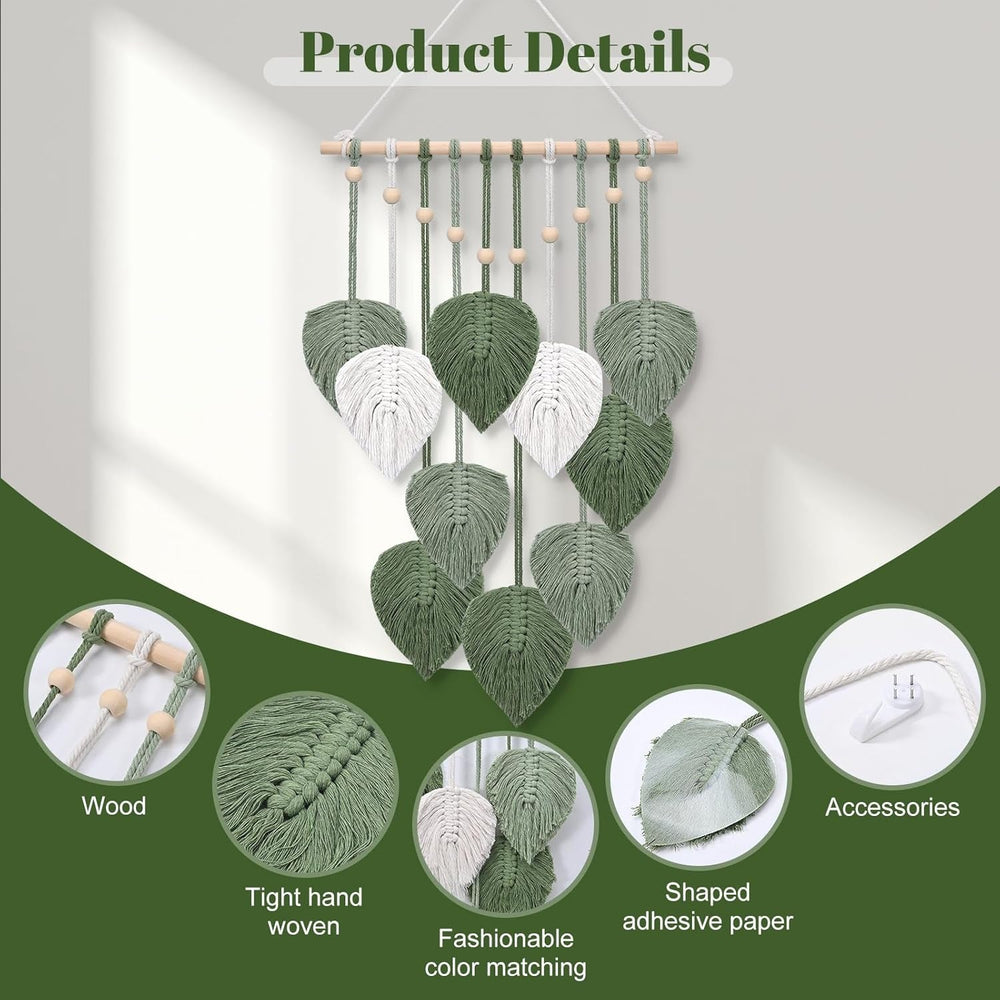 Tapisserie décoration verte pour chambre d'enfant Accueil - Accessoires et Décorations Naty Shop