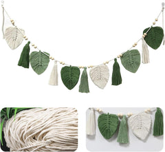 Tapiserie decorative tesute frunze chic franjuri Casa - Accesorii si Decoratiuni Naty Shop