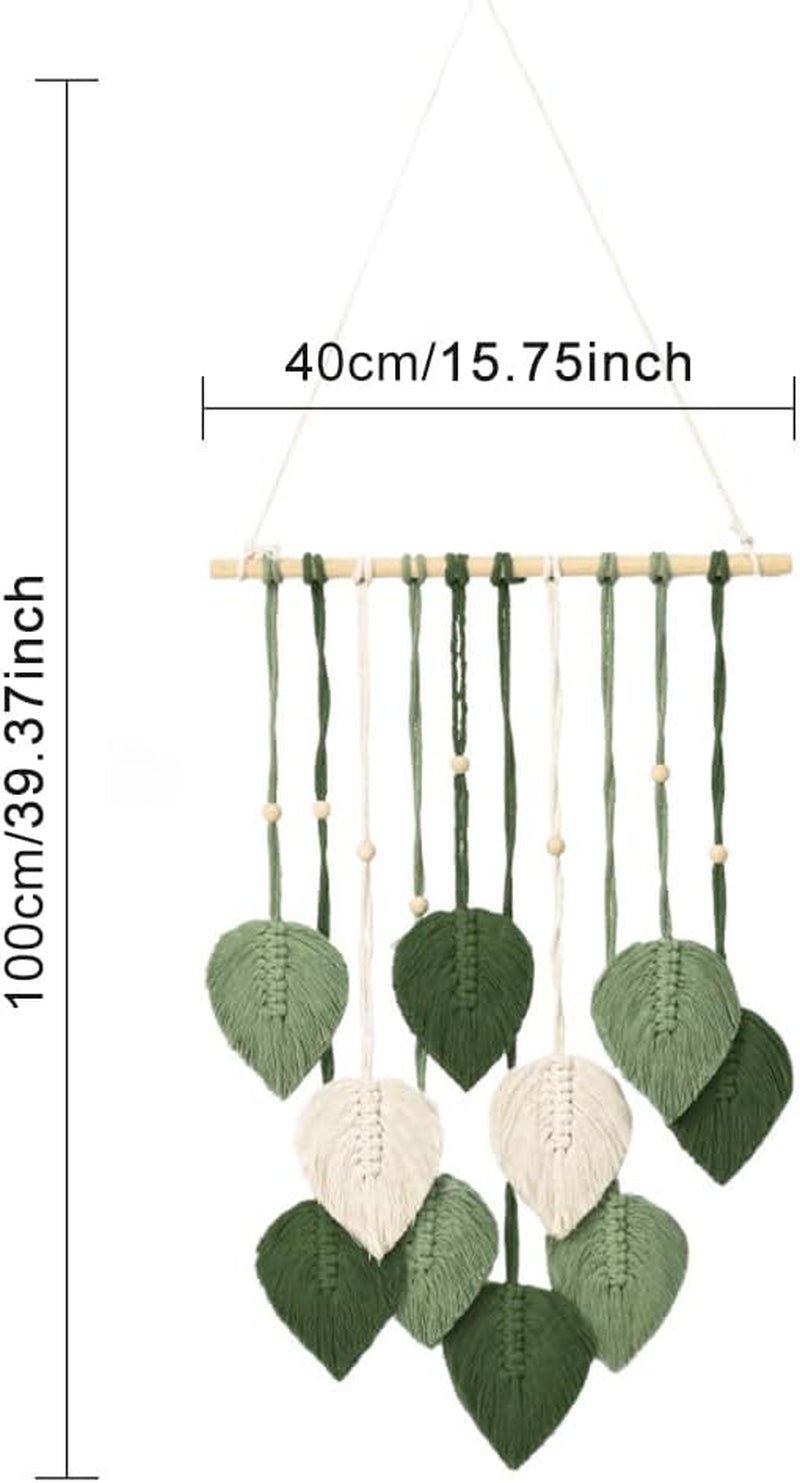 Tapisserie en corde de coton fait main plantes décoratives mariage Accueil - Accessoires et Décorations Naty Shop