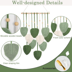 Tapisserie en corde de coton fait main plantes décoratives mariage Accueil - Accessoires et Décorations Naty Shop