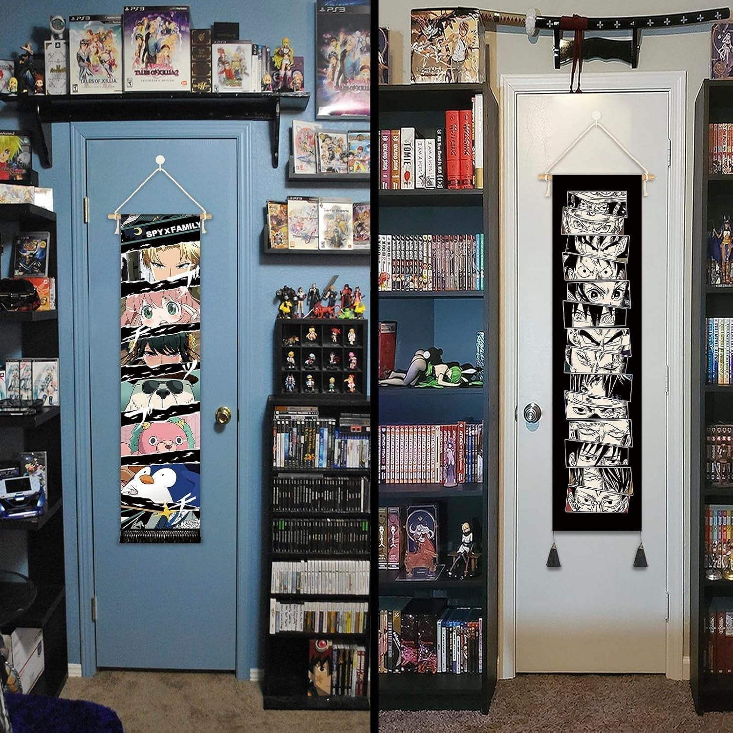 Tapisserie suspendue toile mur art bannière anime Maison - Accessoires et Décorations Naty Shop