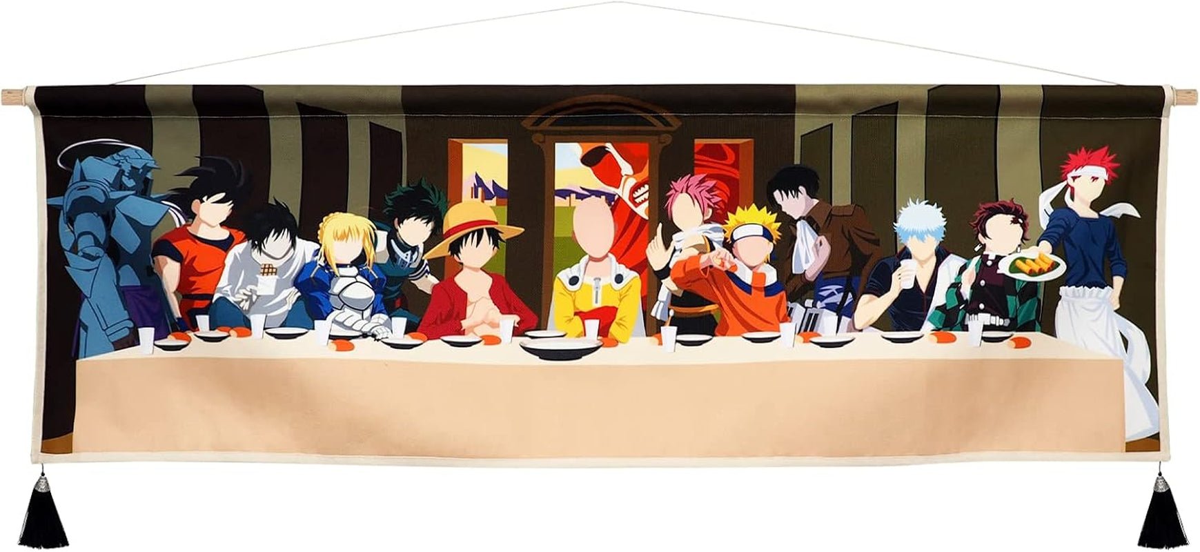 Tapisserie suspendue toile art mural peinture personnages d'anime Accueil - Accessoires et décorations Naty Shop Titre par défaut