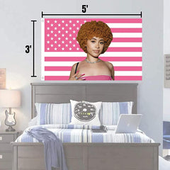 Tapiserie ice rapper spice flag interior exterior pink Casa - Accesorii si Decoratiuni Naty Shop