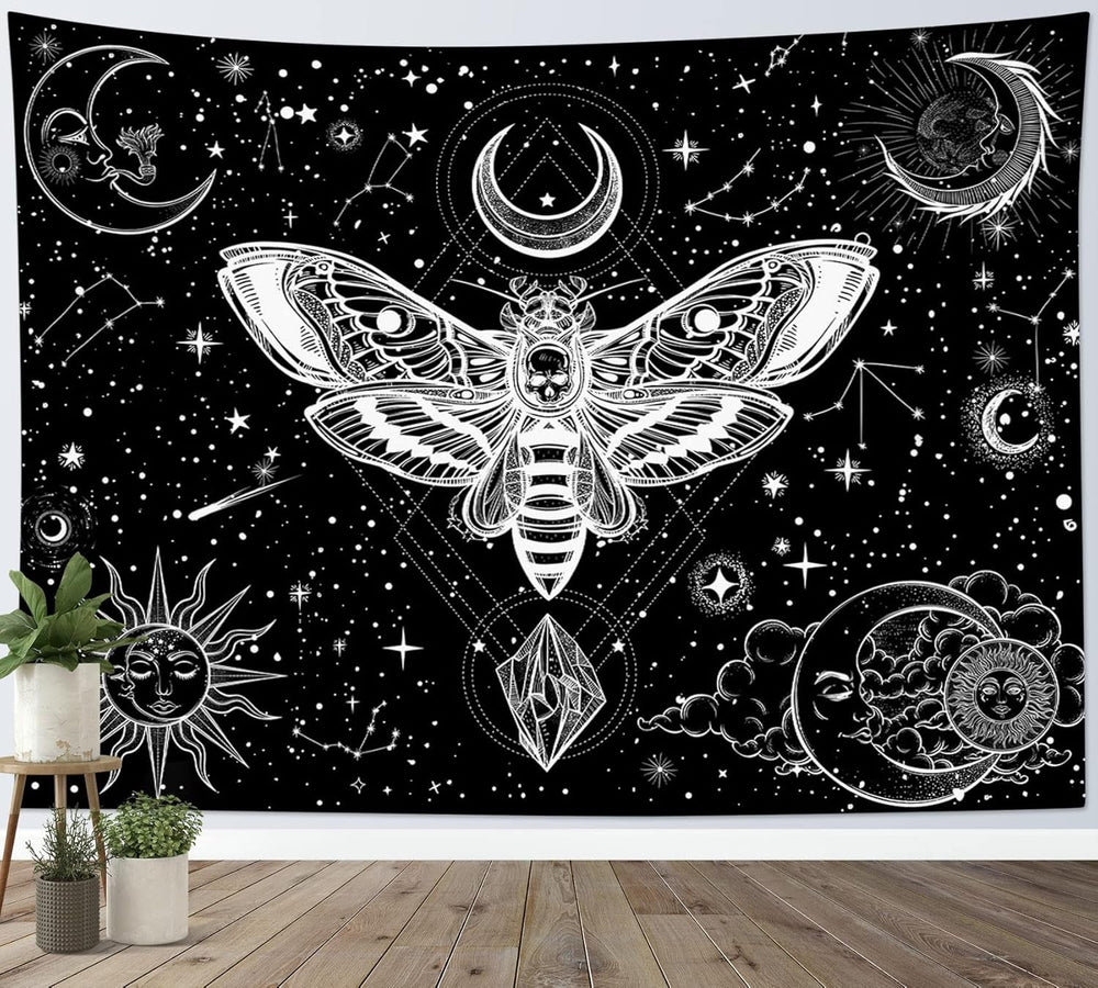 Tapisserie japonaise panza fleurs de cerisier rouge mur soleil Accueil - Accessoires et Décorations Naty Shop Multi 12 200L X 150B Cm