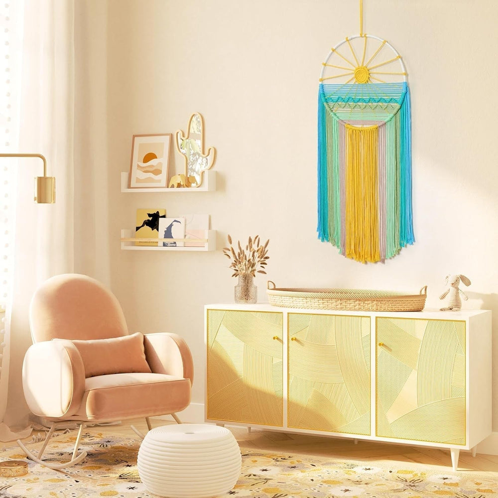 Tapisserie lomohoo dreamcatcher tapisserie motif soleil chambre arc-en-ciel Maison - Accessoires et Décorations Naty Shop