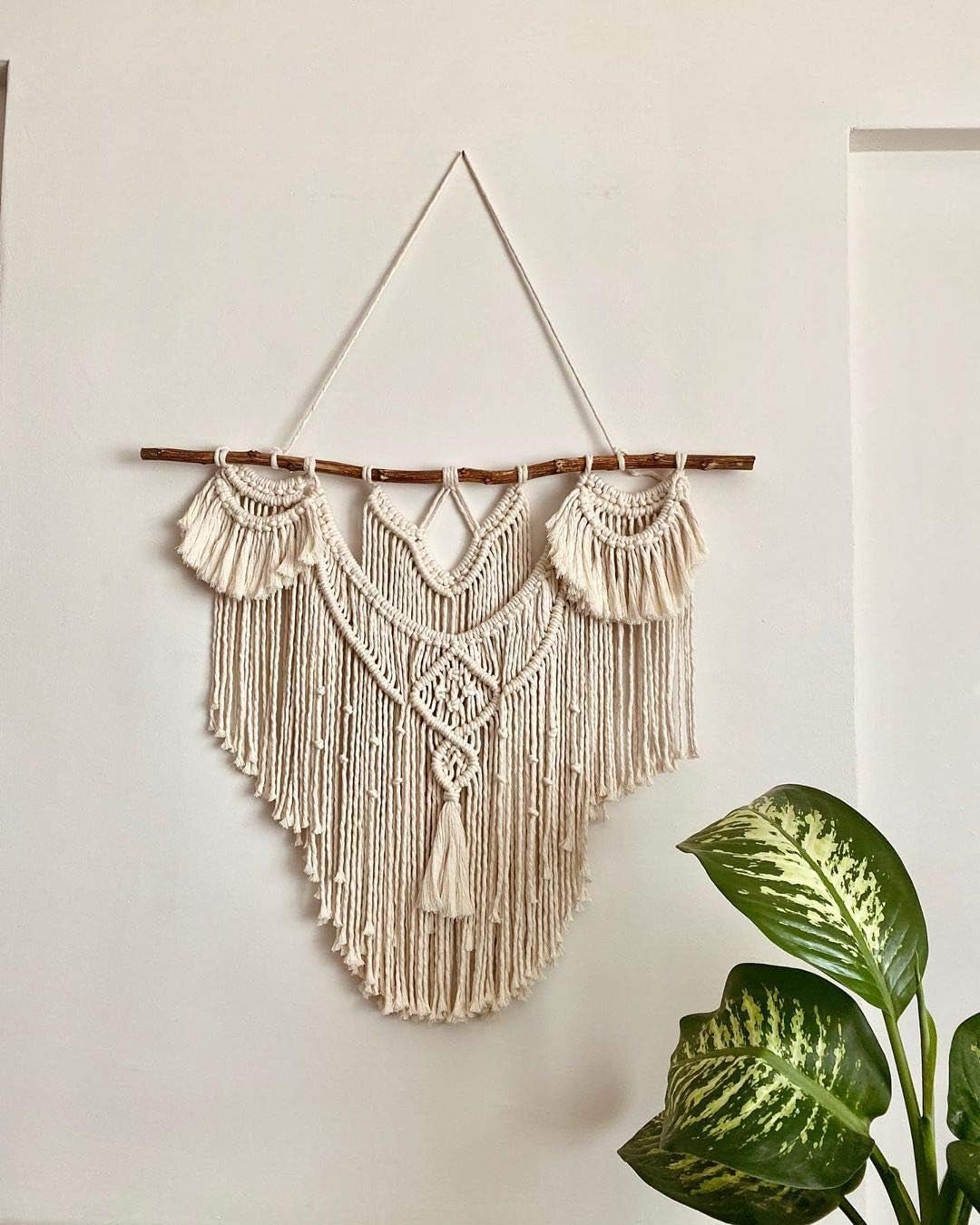 Tapiserie mare natural driftwood bohemian peste headboard Casa - Accesorii si Decoratiuni Naty Shop