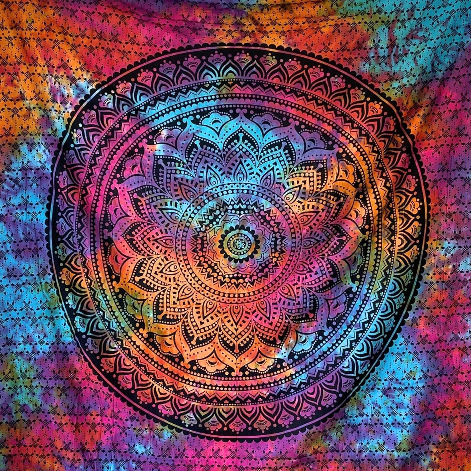 Tapisserie momomus mandala hippie ou psychédélique xxl Accueil - Accessoires et Décorations Naty Shop Multicolore 7 230L X 210B Cm