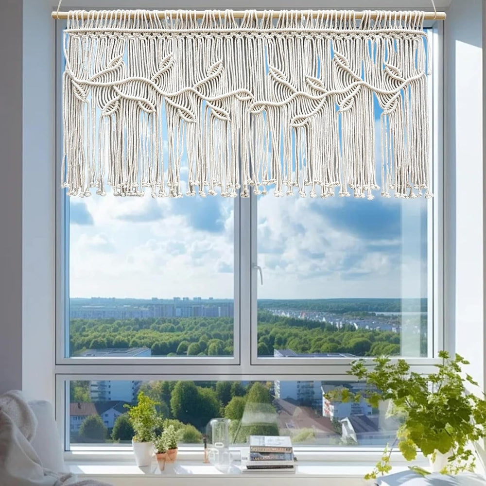 Rideau de porte tapisserie tissé ivoire Accueil - Accessoires et Décorations Naty Shop