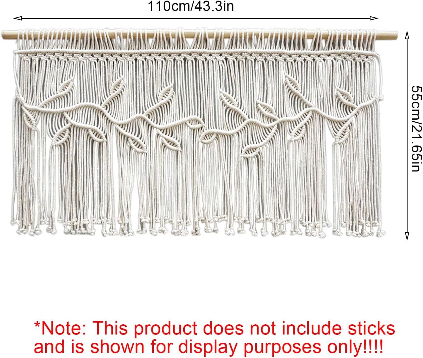 Rideau de porte tapisserie tissé ivoire Accueil - Accessoires et Décorations Naty Shop