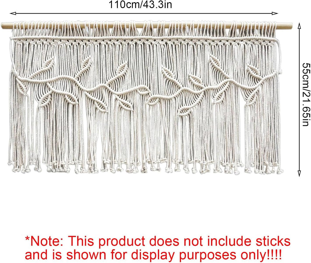 Rideau de porte tapisserie tissé ivoire Accueil - Accessoires et Décorations Naty Shop