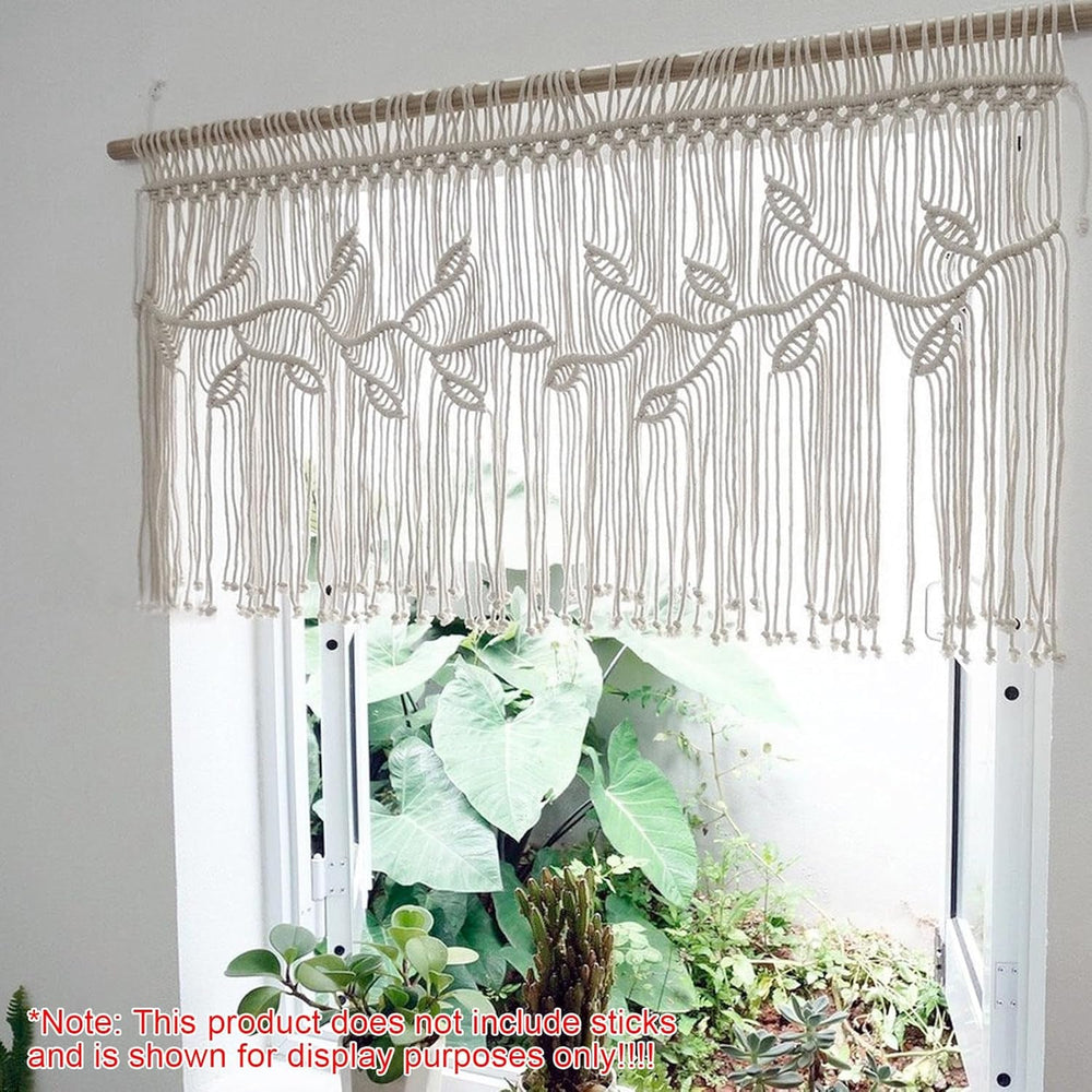 Rideau de porte tapisserie tissé ivoire Accueil - Accessoires et Décorations Naty Shop