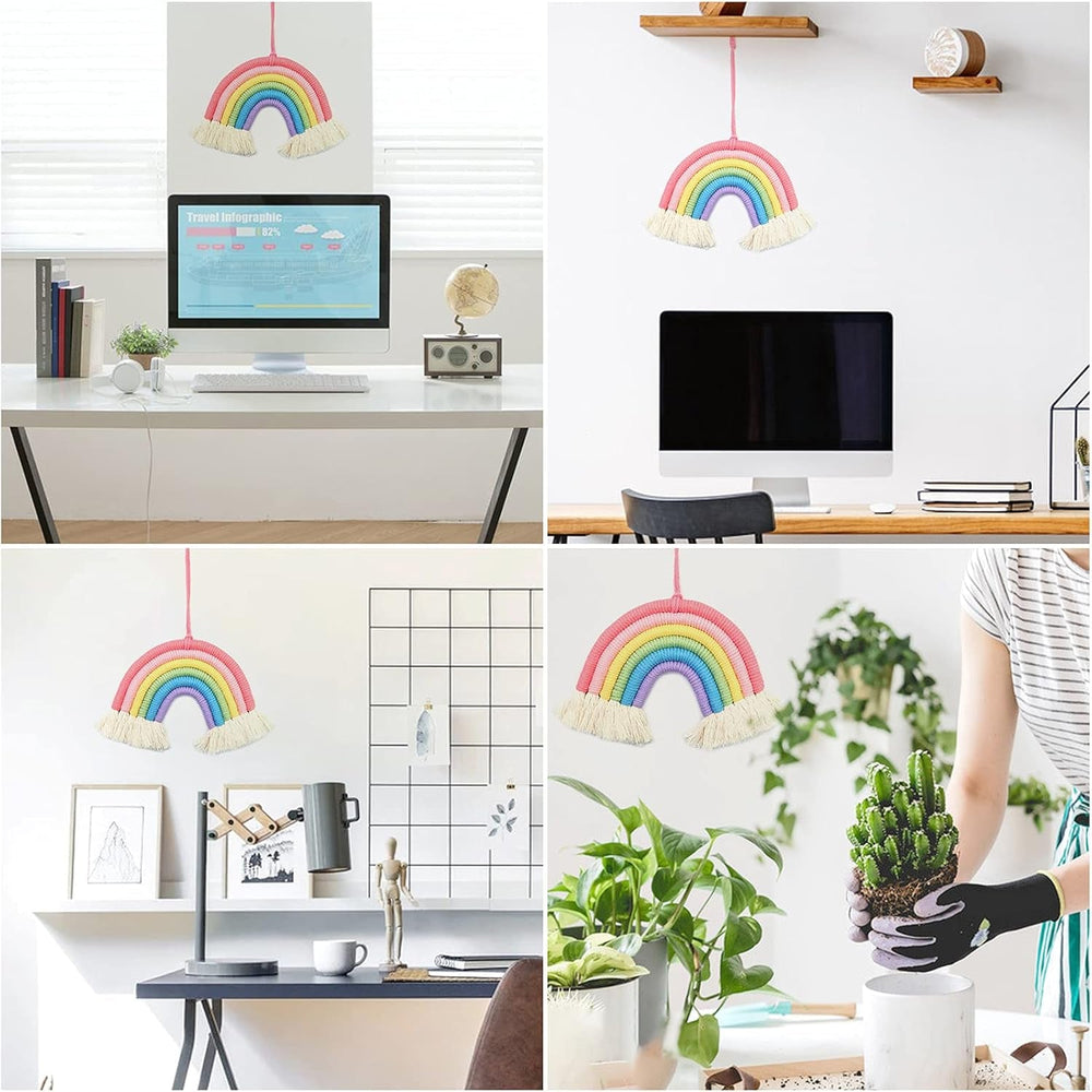 Tapisserie décorative arc-en-ciel décorant la chambre de la chambre d'enfant Casa - Accessoires et Décorations Naty Shop