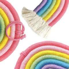 Tapisserie décorative arc-en-ciel décorant la chambre de la chambre d'enfant Casa - Accessoires et Décorations Naty Shop